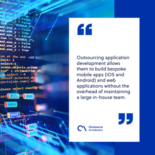 Popular areas for tech outsourcing