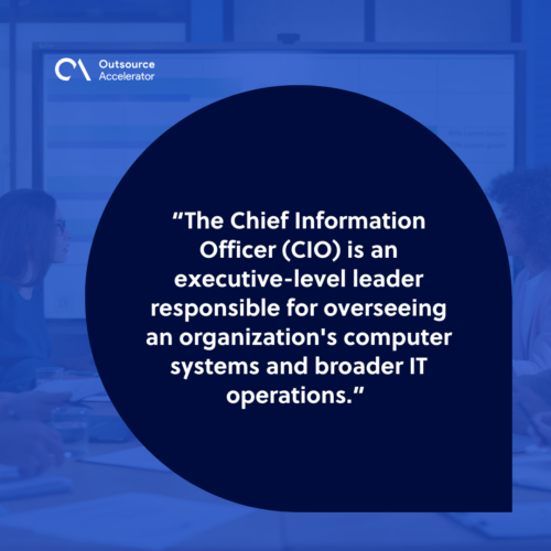 What does an outsourced CIO do