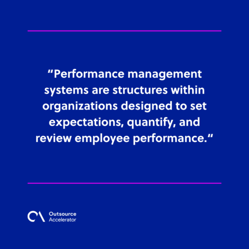 What is a performance management system