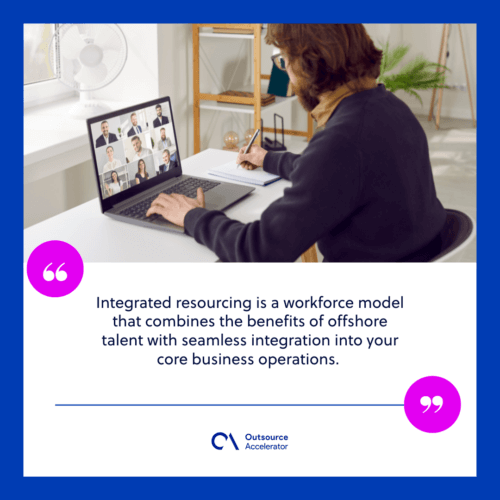 What is integrated resourcing