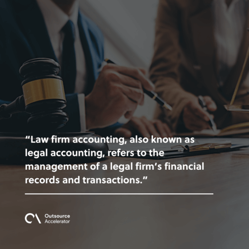 What is law firm accounting