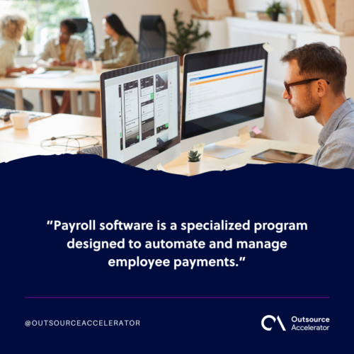 What is payroll software