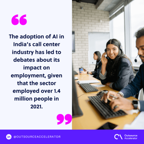 Will an AI call center agent replace human customer service representatives