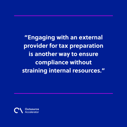 Work with a qualified tax professional
