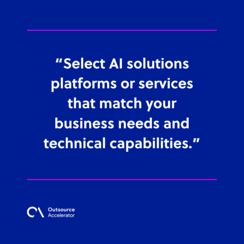 How to implement AI solutions in your business