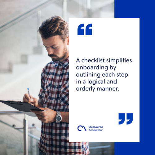Streamlines the onboarding process