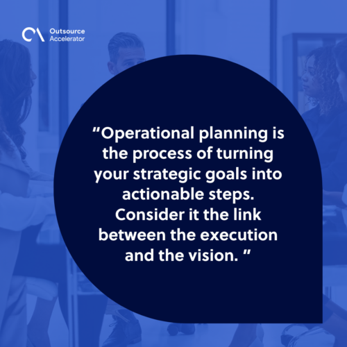 What is operational planning