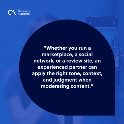 Choose a partner with industry experience