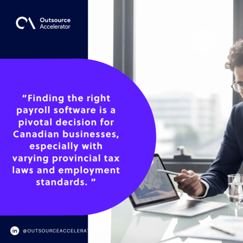 Choosing the right Canadian payroll services software 