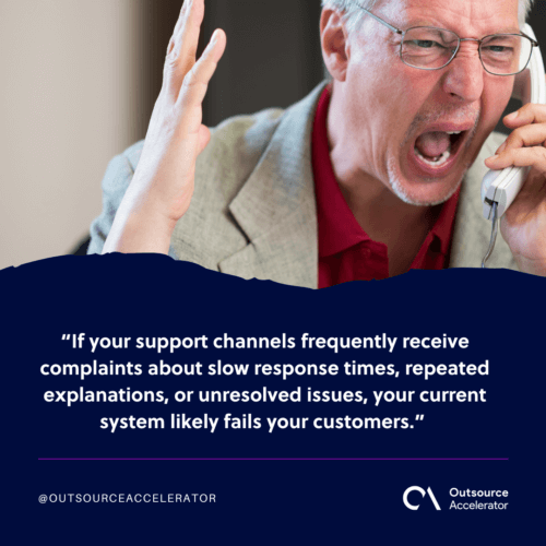 Rising customer frustration