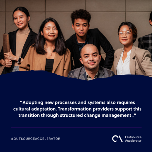 The hidden value of business transformation services