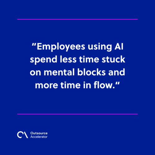 The role of AI in team productivity