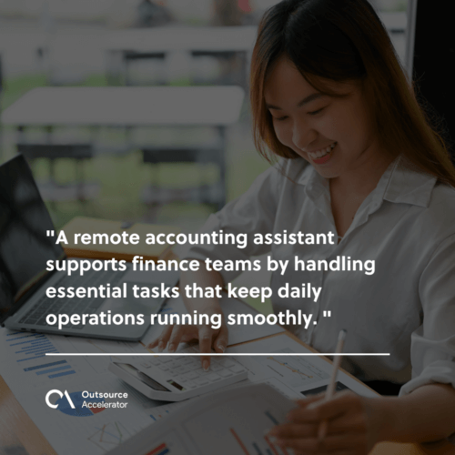 What a remote accounting assistant does