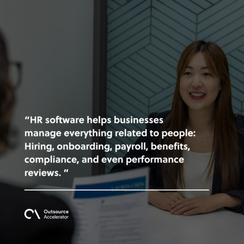 What is HR software
