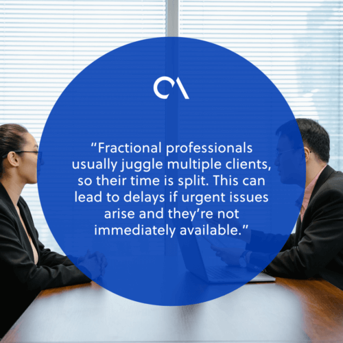 What is fractional staffing
