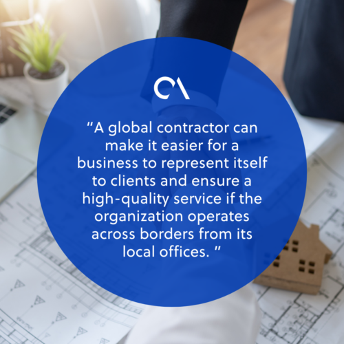 Why consider a global contractor for your business