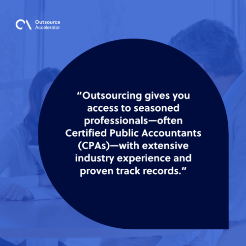 Access to high-level expertise and strategic insights