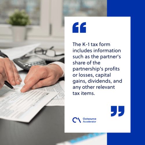K-1 tax form partnership explained