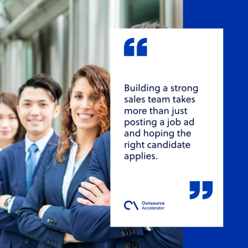 What does a sales recruitment agency do