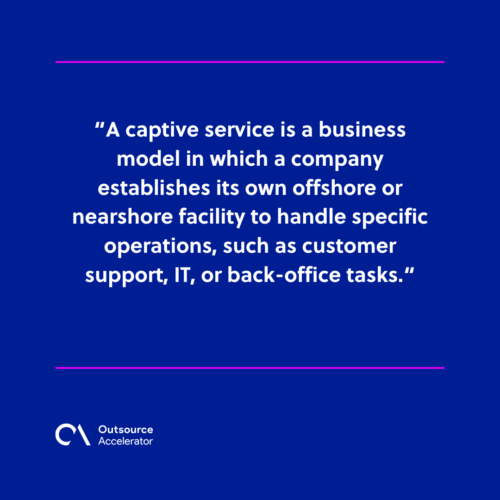 What is captive service