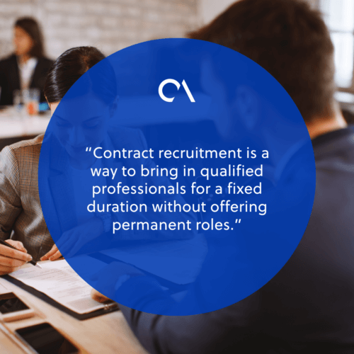 What is contract recruitment