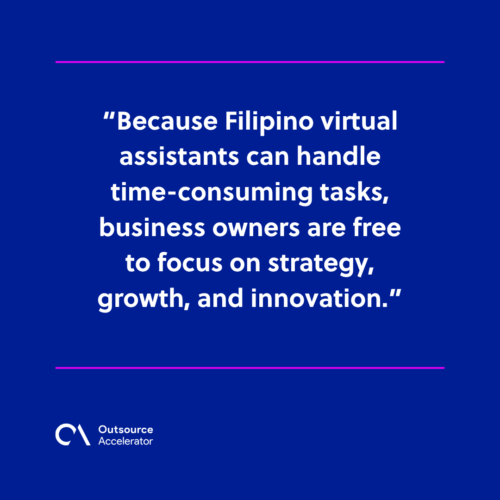 Business advantages of hiring Filipino virtual assistants
