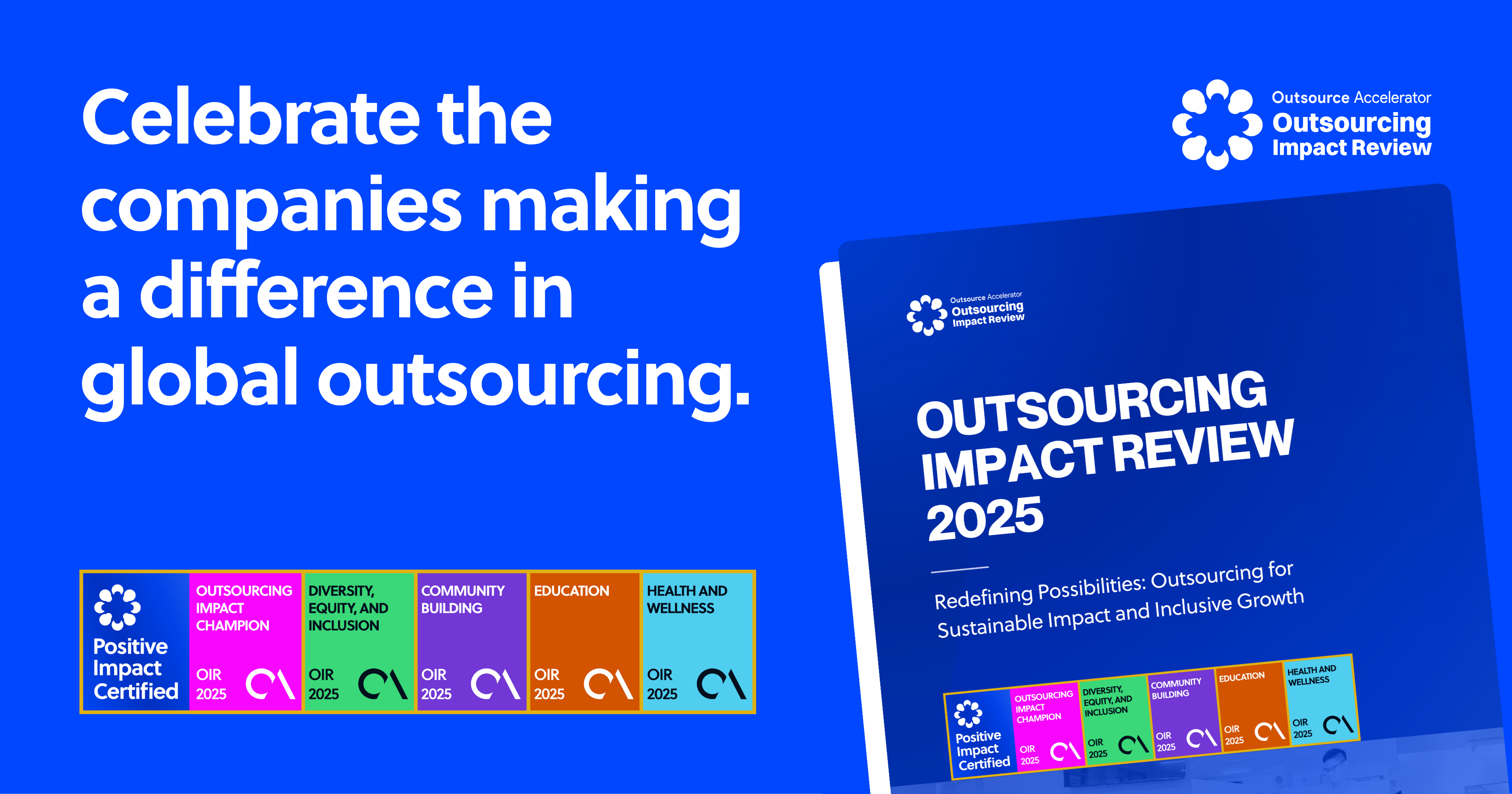 Outsource Accelerator Launches Outsourcing Impact Review 2025 – Winners Revealed