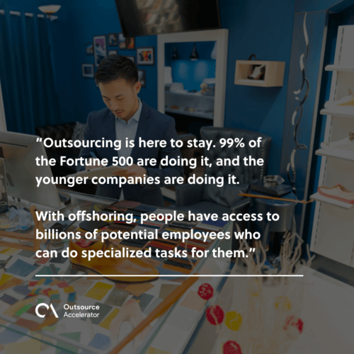Outsourcing's sustainability amidst new technologies