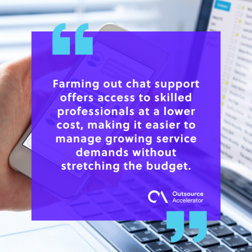 When is the right time to offshore chat support
