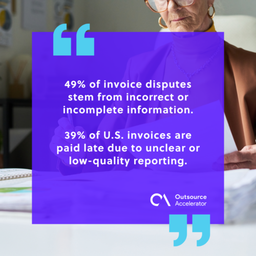Stats on inaccurate invoices