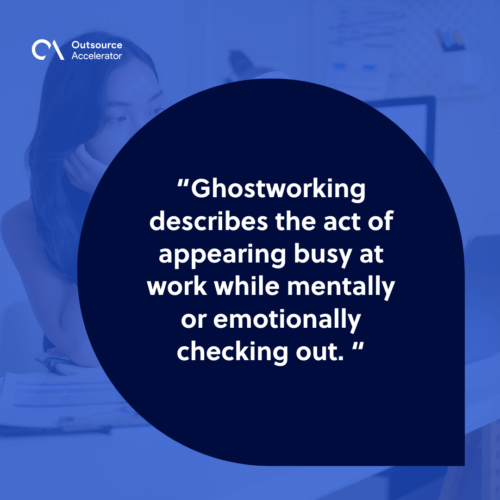 What is ghostworking