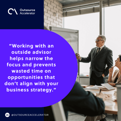 How to buy a company through outsourcing