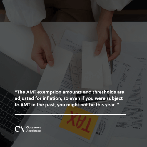 Is it possible to avoid having an AMT