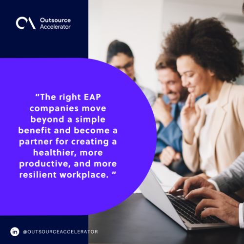 Significant impacts of investing in an EAP company