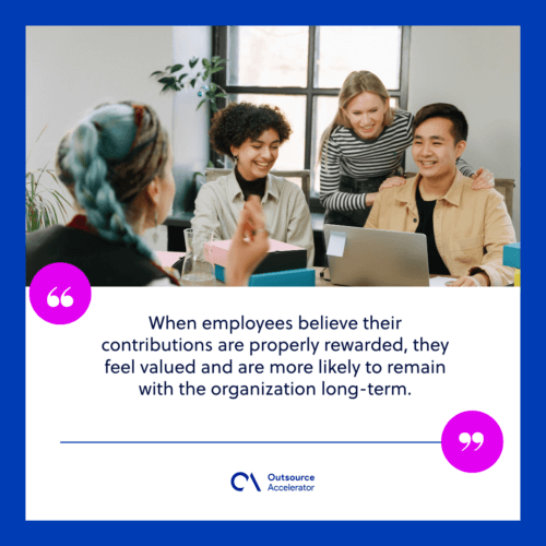 Fair pay reinforces commitment