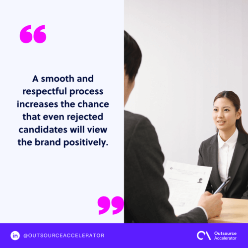 Primary benefits of an AI applicant tracking system