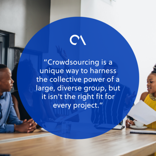 Pros and cons of crowdsourcing
