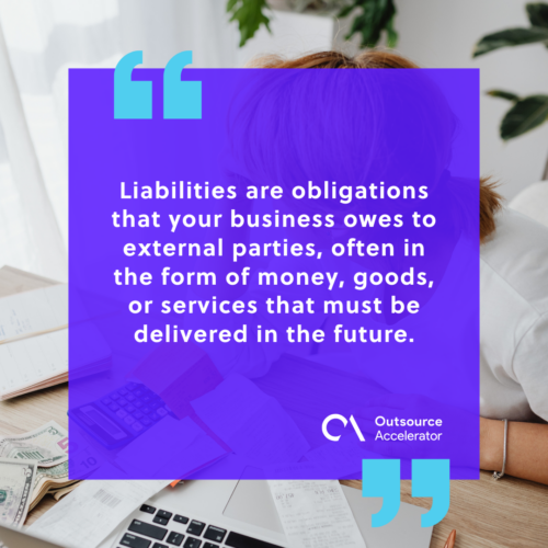 What are liabilities in accounting