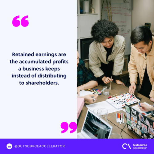 What are retained earnings