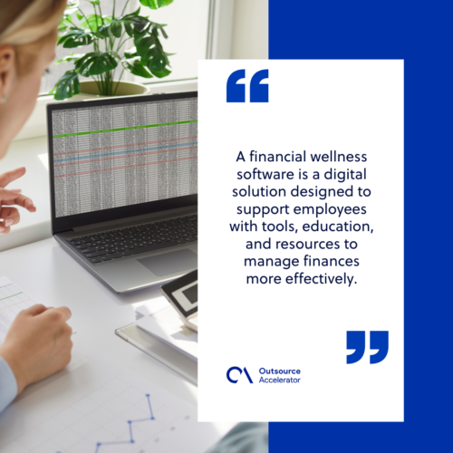 What is a financial wellness software
