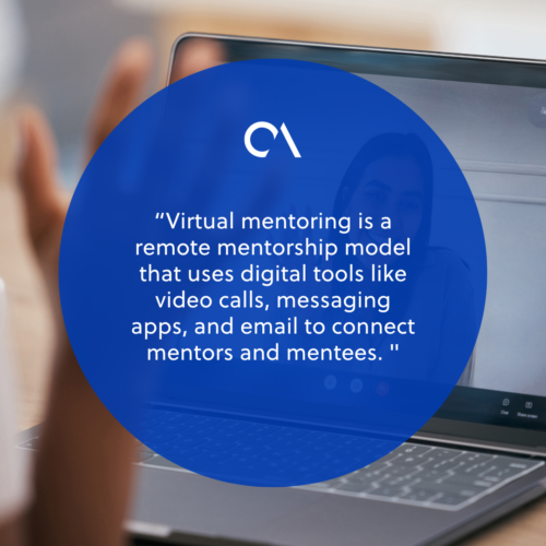 What is virtual mentoring