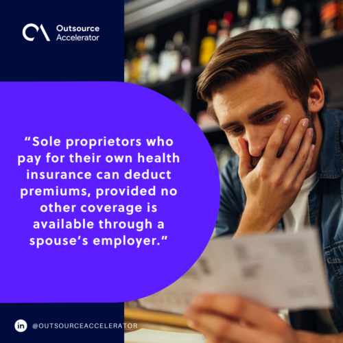 Common sole proprietorship tax deductions