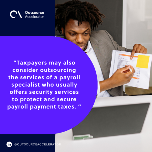 How to secure payments for payroll taxes
