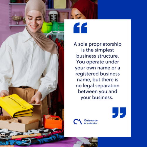 What is a sole proprietorship