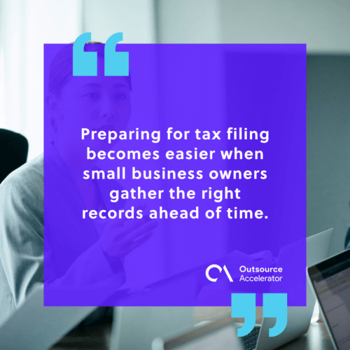 What to prepare for your small business tax filing