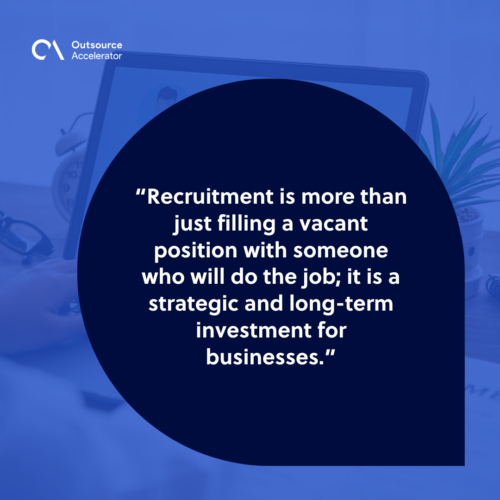 Why is effective recruitment important to business