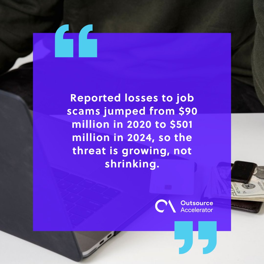 How virtual assistant job scams actually work
