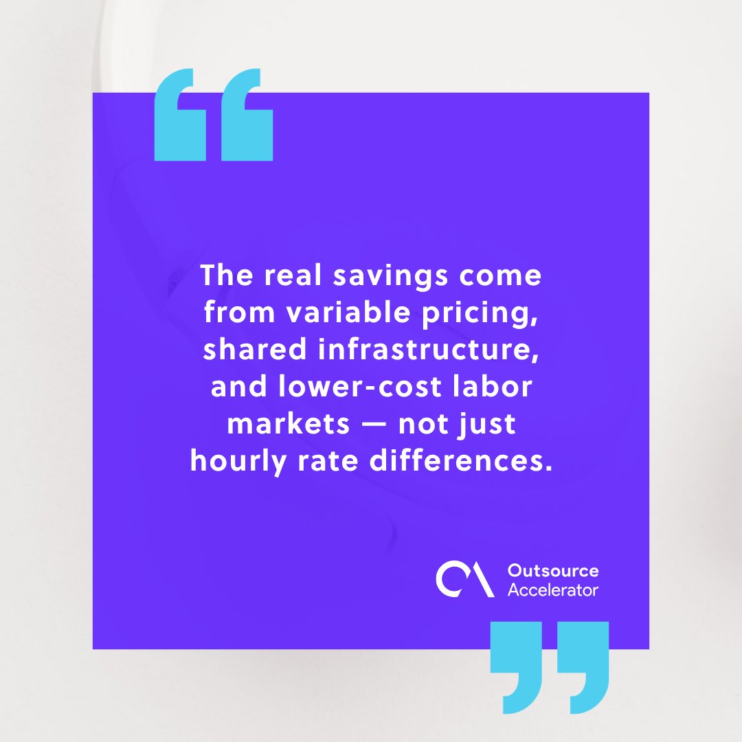 Why outsourcing customer service costs less than in-house support