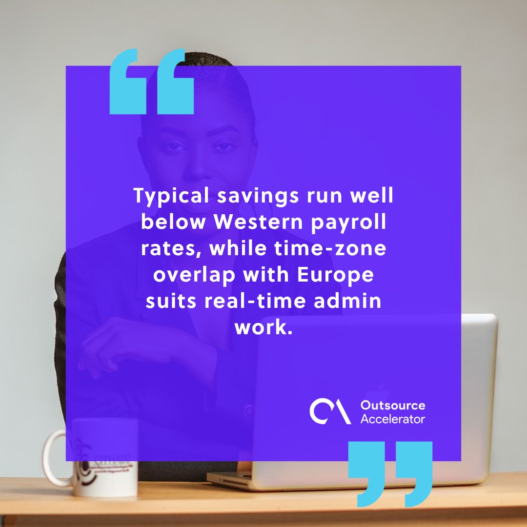 Why companies are outsourcing administrative support services to Africa