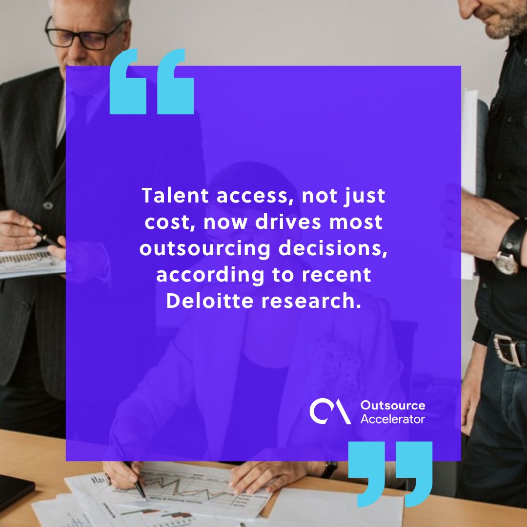 Why companies outsource their tasks for efficiency